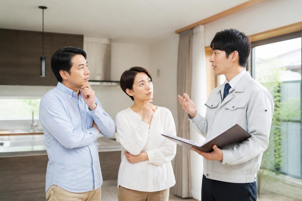 住宅リフォーム|契約前に確認したい工事範囲・変更契約・追加費用のイメージ