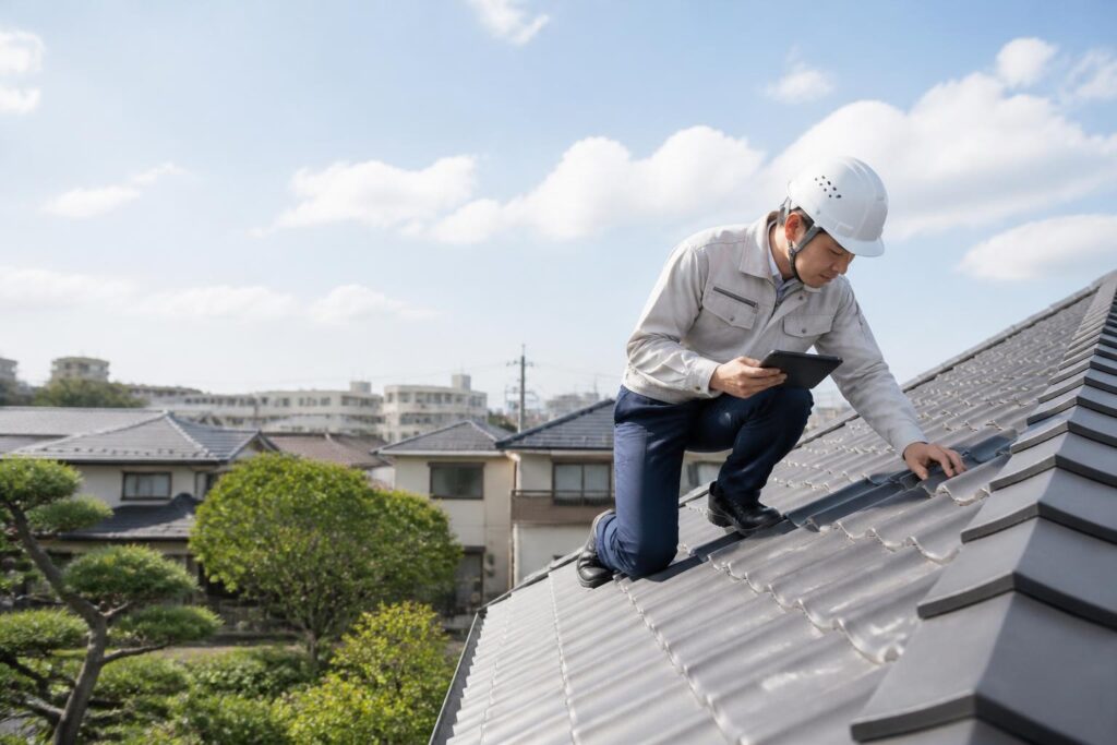 屋根修理・屋根リフォーム|屋根修理の費用は何で変わる?足場・材料・下地の内訳のイメージ