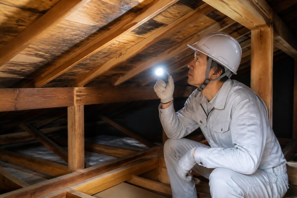 屋根修理・屋根リフォーム｜雨漏りで屋根修理を頼む前に確認する調査方法のイメージ