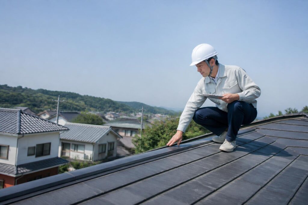 屋根修理・屋根リフォーム|屋根下地の補修は必要?見積もりで確認する範囲のイメージ