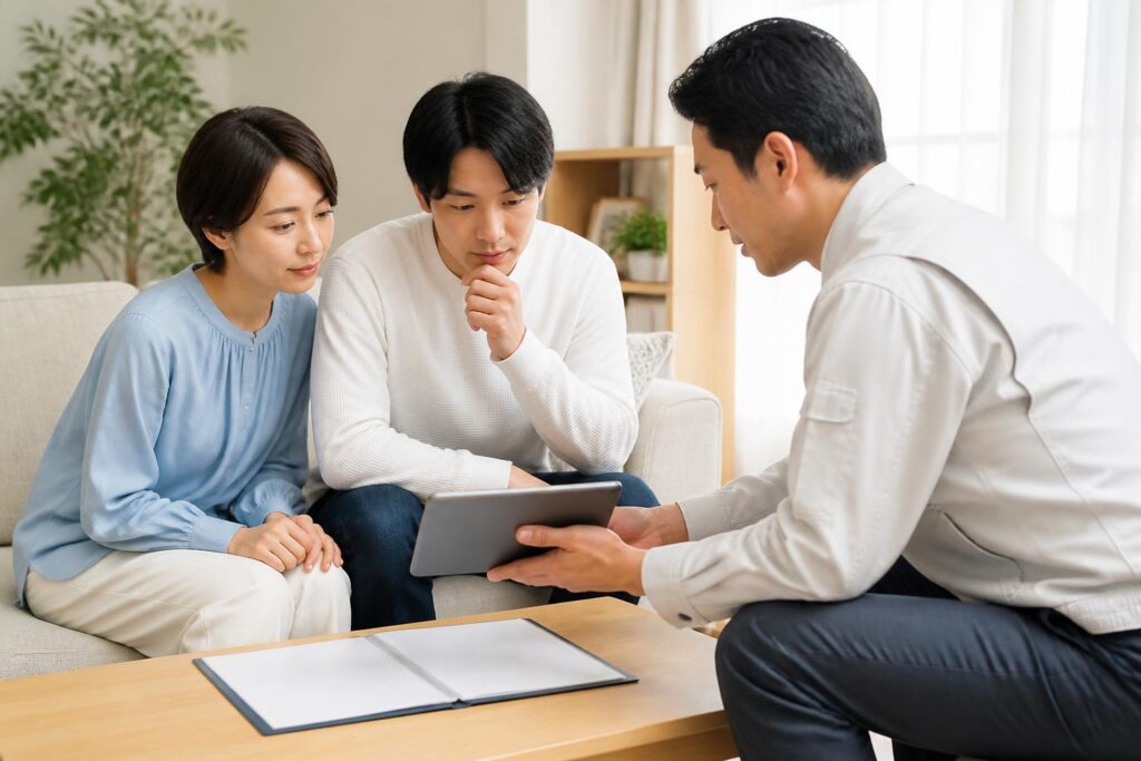 防水工事|ベランダ防水で劣化を見つけたときの相談手順のイメージ