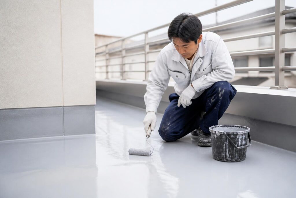 防水工事｜防水工事の保証は何年より何を見る？対象範囲と免責のイメージ