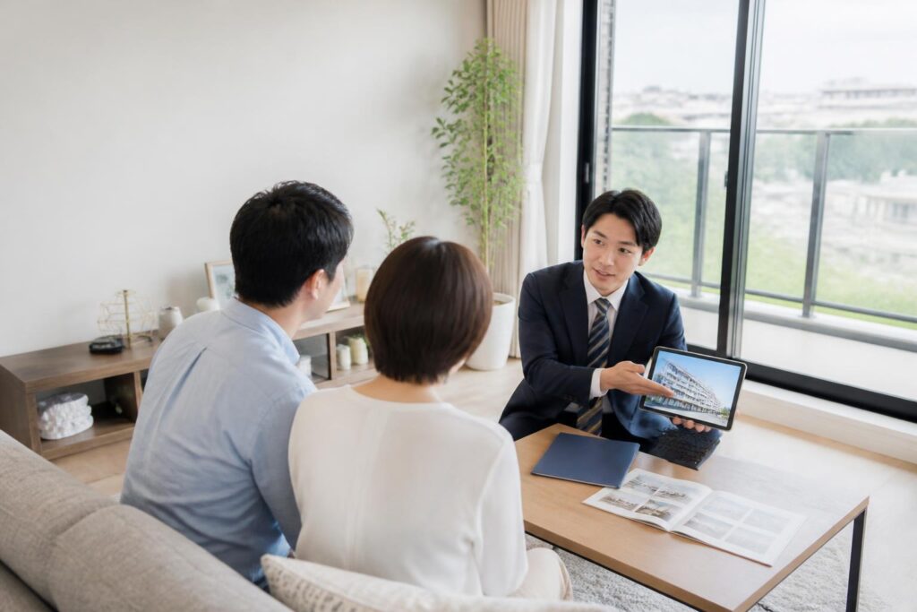 マンション売却|マンション売却の査定額は何で変わる?階数・向き・管理のイメージ