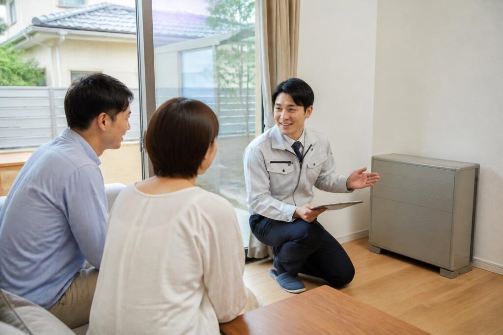 家庭用蓄電池|太陽光発電と蓄電池の連携方式を比較するときのポイントのイメージ
