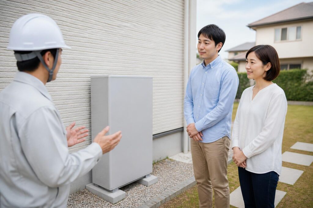 家庭用蓄電池のイメージ