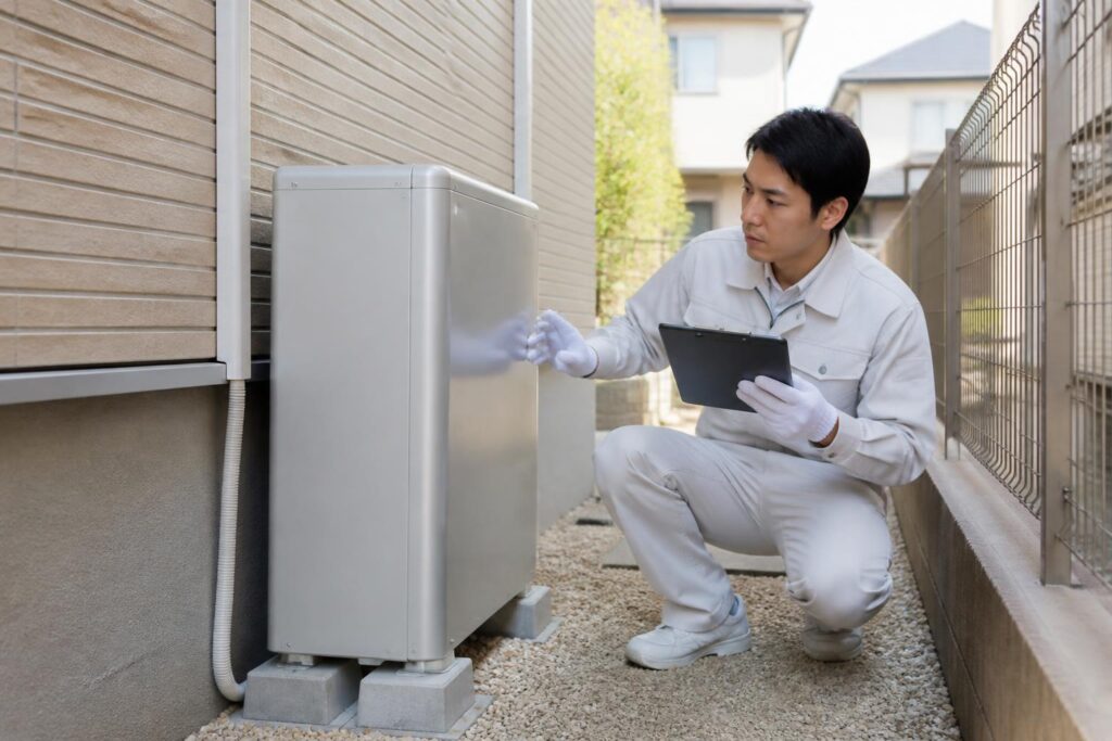 家庭用蓄電池|蓄電池の設置場所で確認する寸法・搬入・周辺環境のイメージ