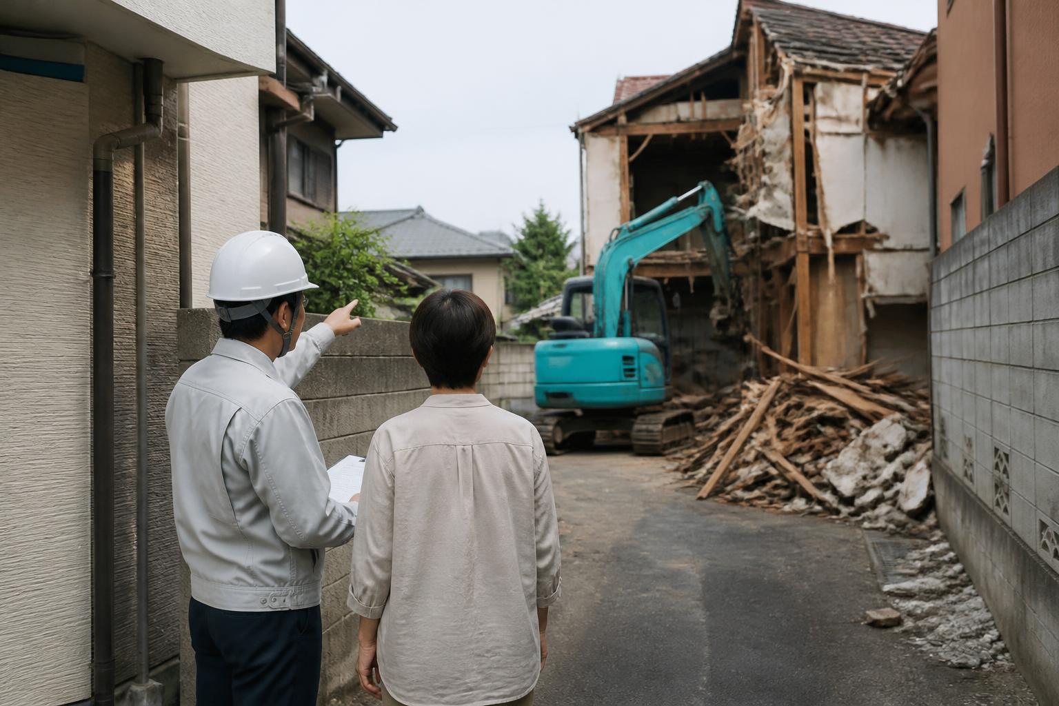 解体工事のイメージ