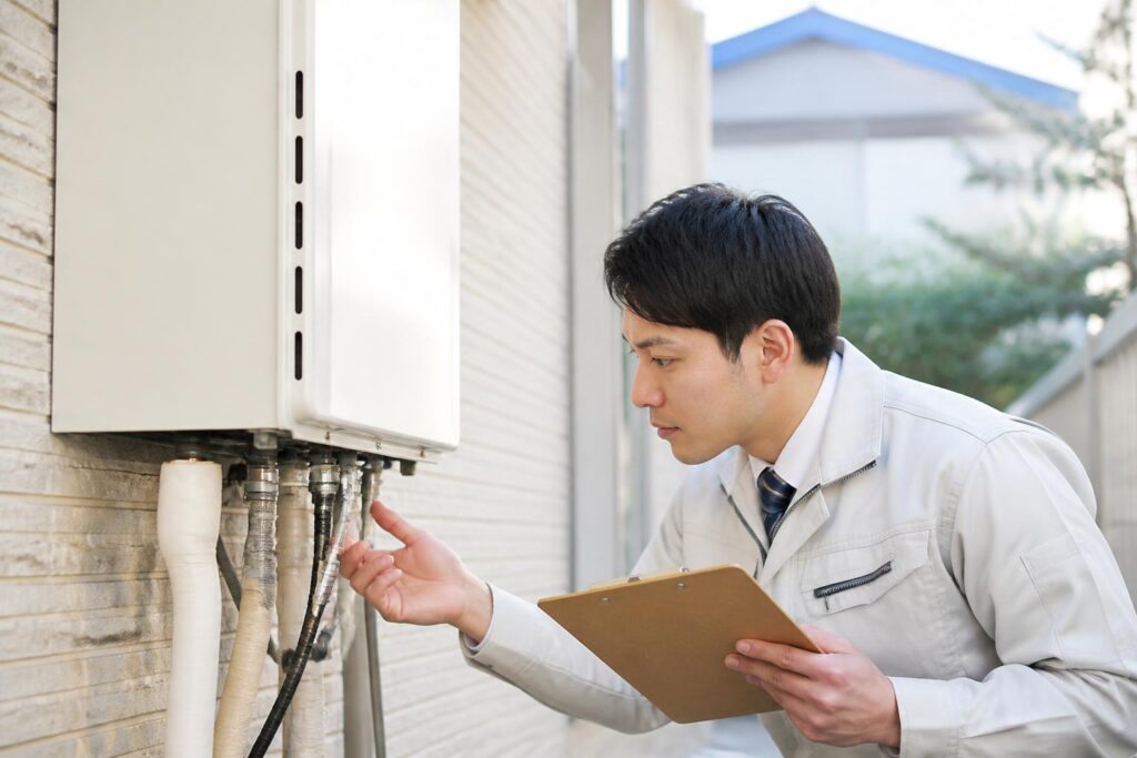 給湯器修理・交換のイメージ