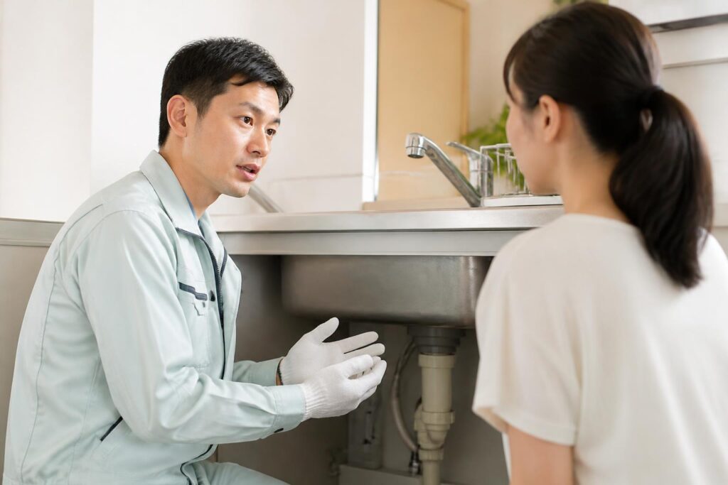 水道修理|排水管つまりで高圧洗浄を提案されたときの確認事項のイメージ