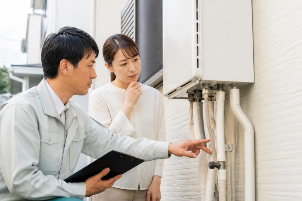 給湯器修理・交換のイメージ