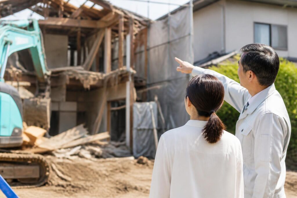 解体工事のイメージ