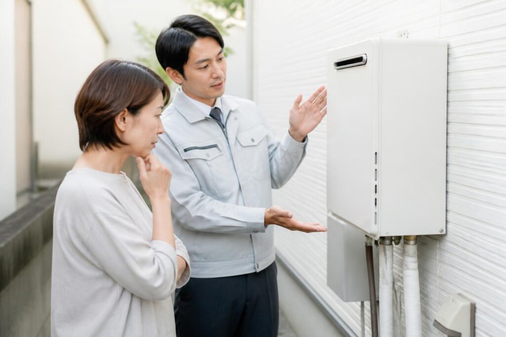 給湯器修理・交換のイメージ