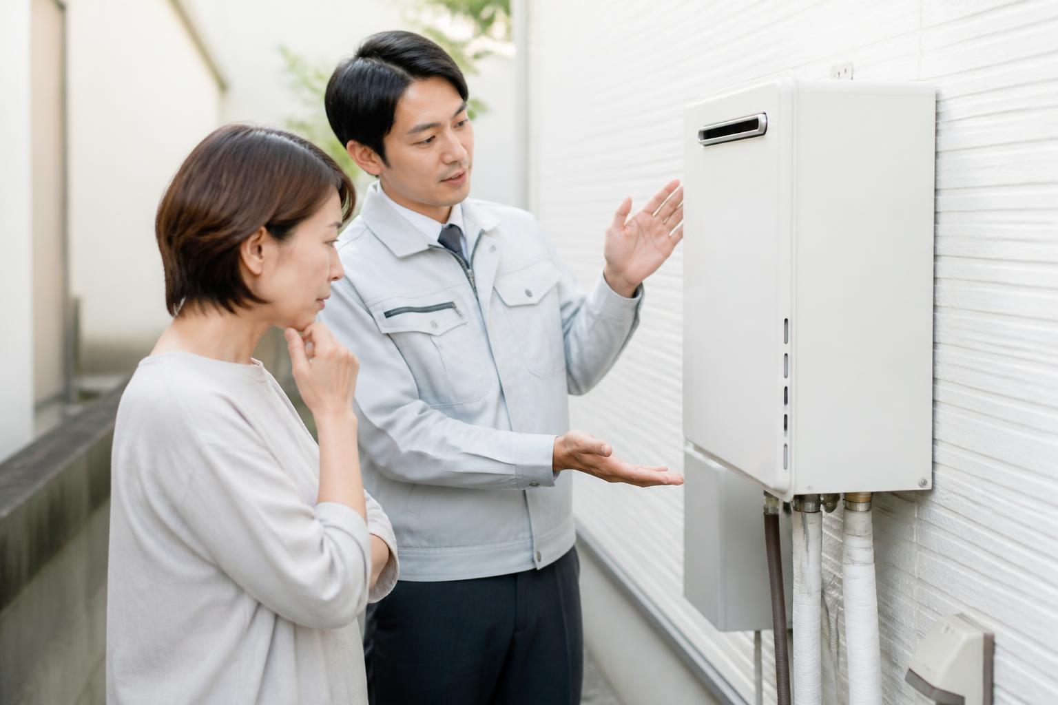給湯器修理・交換のイメージ