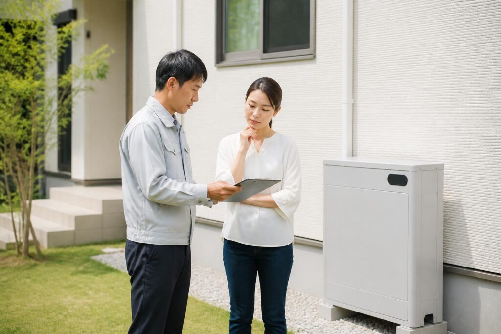 家庭用蓄電池のイメージ