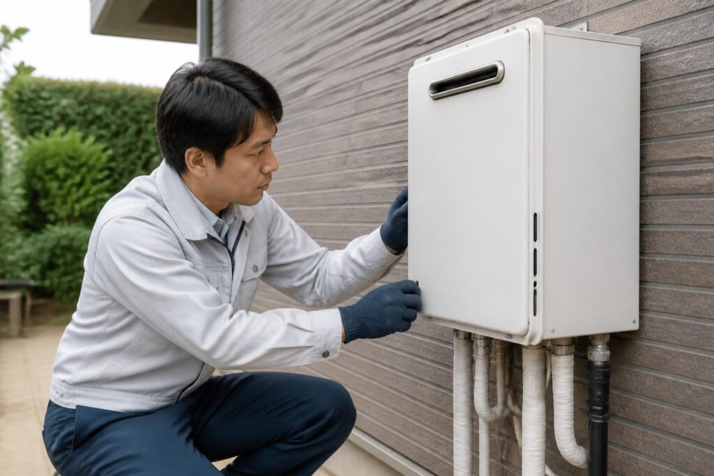 給湯器修理・交換のイメージ