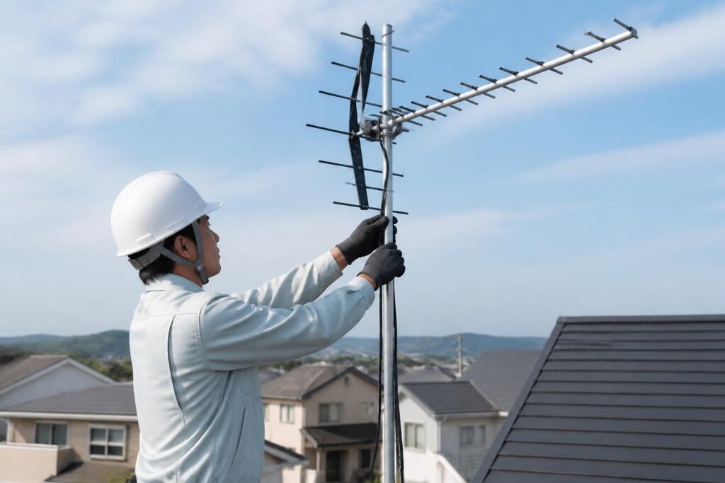 アンテナ工事のイメージ