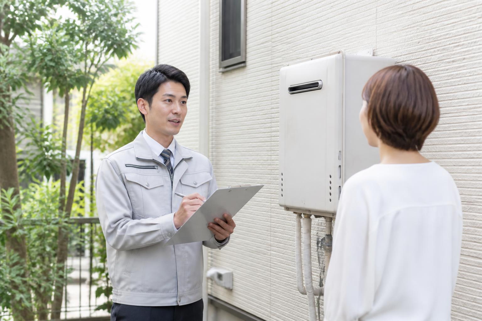 給湯器修理・交換のイメージ