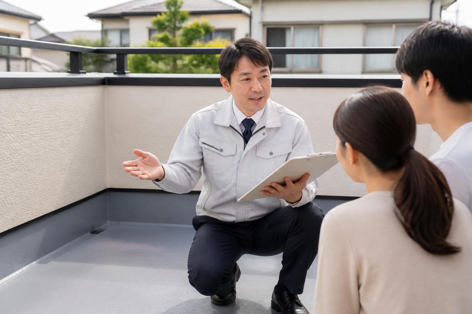 防水工事のイメージ
